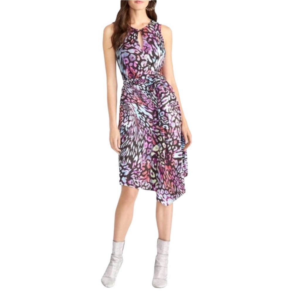 RACHEL ROY Hani Printed Knee-Length Dress